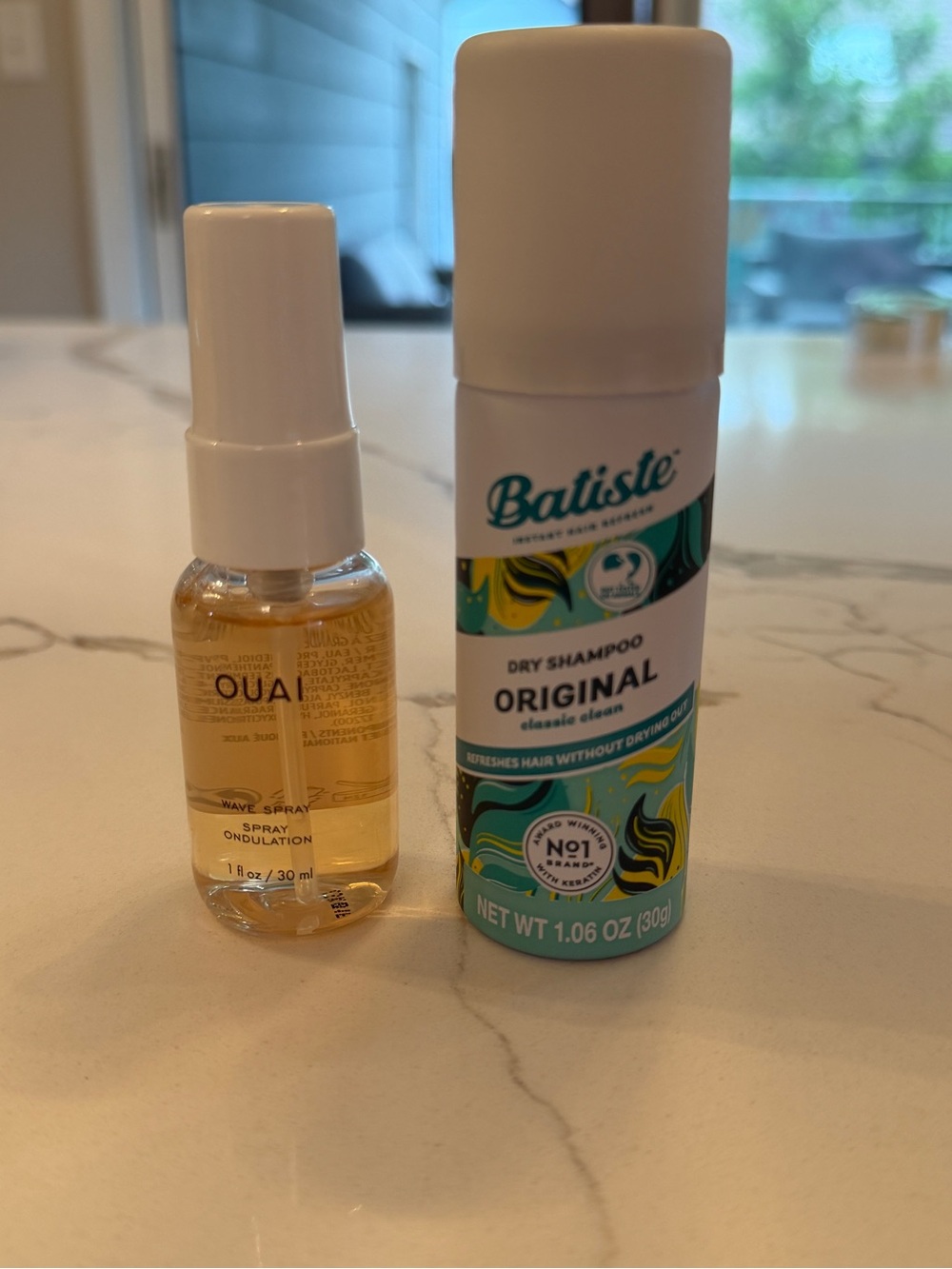 OUAI Wave Spray & Batiste Original Dry Shampoo set (travel size) BNWT